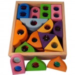 Bauspiel Sprookjes Vensterblokken gekleurd - 36 stuks