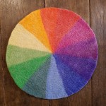 Bauspiel Regenboog speelkleed van wolvilt - 150 cm