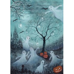 Kaart Spooky Halloween