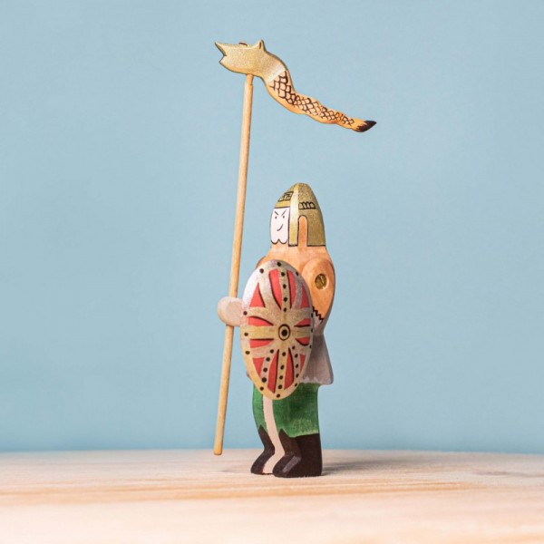 Bumbu Toys Dacische Ridder met Speer, Schild en Draak - Set