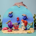 Bumbu toys Oceaanwater,  zeebodem, schelpen - Set