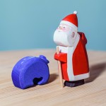 Bumbu Toys Kerstman, Slee en Rendier - SET