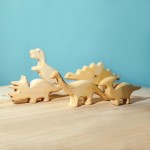 Bumbu Toys Dino Triceratops naturel