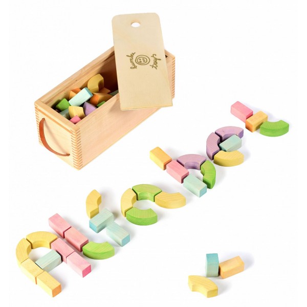 Bumbu Toys Alfabet blokjes 