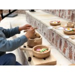 Bumbu Toys Keuken speelgoed: Kookplaat met pannen - SET