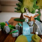 Bumbu Toys Waterval met rotsblokken en rivier - SET