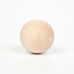Grapat 6 Grote houten ballen naturel