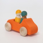 Grimm's Auto Cabrio oranje groot