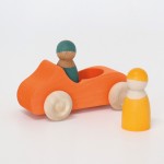 Grimm's Auto Cabrio oranje groot