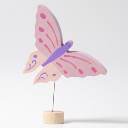 Steker vlinder roze