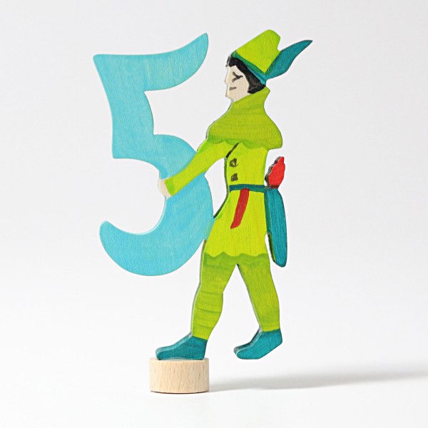 Grimm's Steker sprookjes getal cijfer 5 Robin Hood