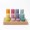 Stapel en sorteerspel: Rollers pastel in sorteerbord