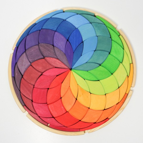 Grimm's Mandala puzzel kleuren spiraal groot