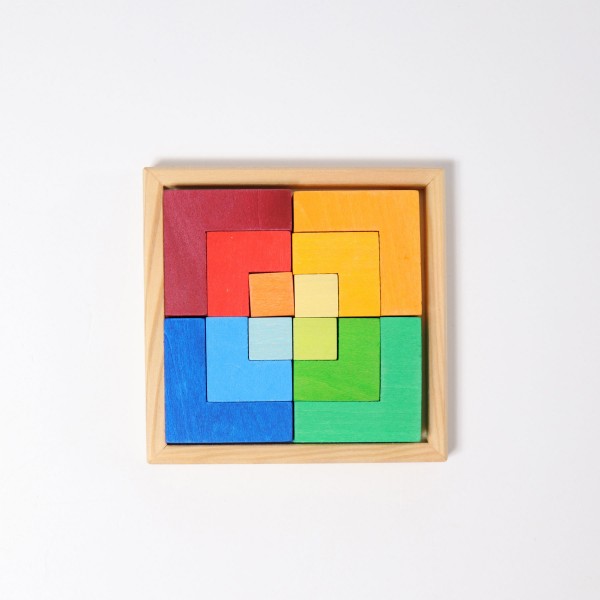 Grimm's Puzzel klein vierkant met spelideeën