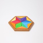 Grimm's Puzzel mini ster complementaire kleuren