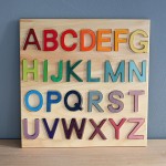 Grimm's Alfabet puzzel | letters A tot Z op bord
