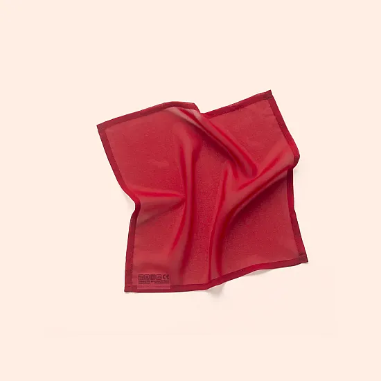 Little Botanic Label Playcycle Speeldoek rood 30 cm