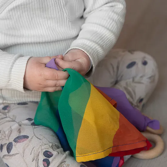 Little Botanic Label Playcycle Speeldoek groen 30 cm