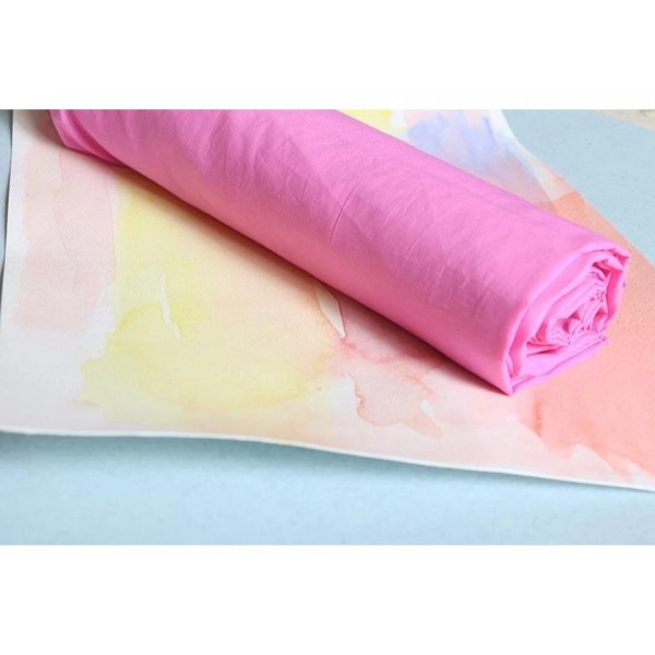 Sarah's Silks Katoenen Speeldoek roze XL