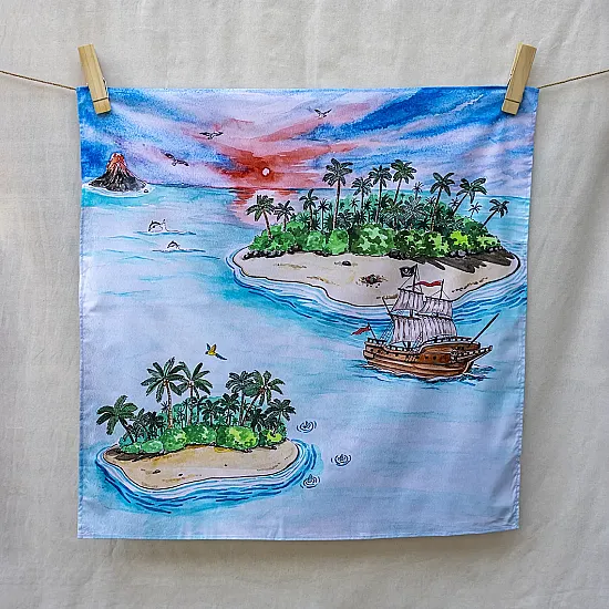 Wondercloths Speeldoek Schateiland