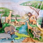 Wondercloths Speeldoek: De Vlakten Van Afrika - groot