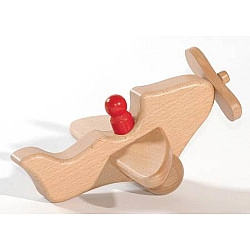 Vliegtuig open blank hout