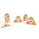 Bauspiel Lichtdoorlatende cilinders - 16 stuks