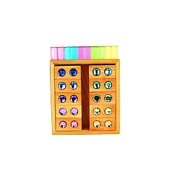 Combi set: Glinster- en lichtdoorlatende blokken - pastel