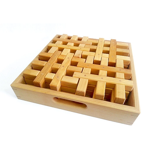 Bauspiel Rooster blokken - 12 stuks