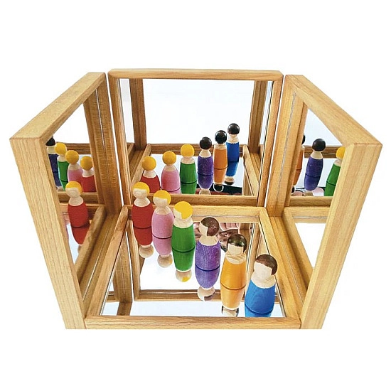 Bauspiel Spiegel Trays - 4-delig 
