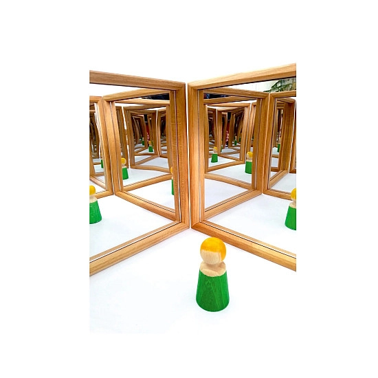 Bauspiel Spiegel Trays - 4-delig 