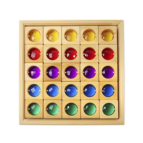 Bauspiel Vensterblokken vierkant - 25 stuks