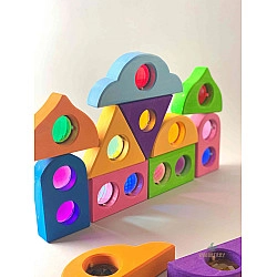 Sprookjes Vensterblokken gekleurd - 12 stuks