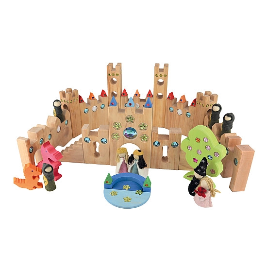 Bauspiel Sprookjesfiguren vilt - 7 stuks