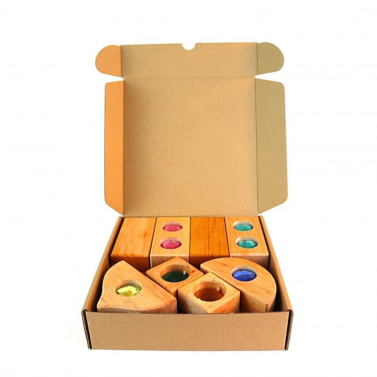Bauspiel Mini Mixed Box - 16 stuks