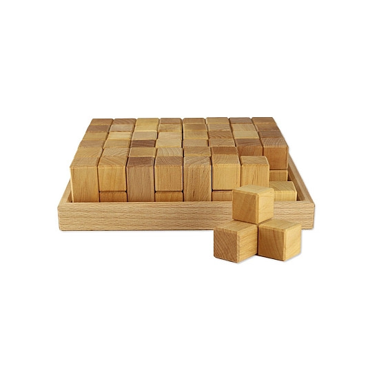Bauspiel Hoek Blokken Naturel - 24 stuks