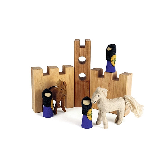 Bauspiel Koninklijk paar en 8 ridders