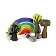 Bauspiel Loofbomen vilt - 6 stuks