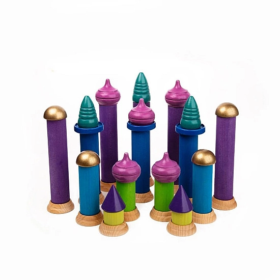 Bauspiel Pilaar Toppen - 25 stuks