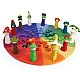 Bauspiel Bloemenkinderen vilt - 12 stuks