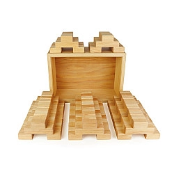 Trapblokken naturel - 40 stuks