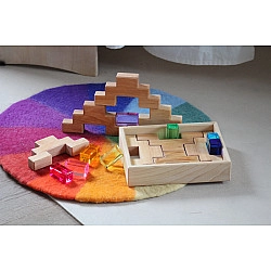 Trapblokken met lichtdoorlatende blokken - 16-delig