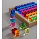 Bauspiel Lichtdoorlatende cilinders - 64 stuks