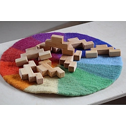 Trapblokken naturel - 8 stuks