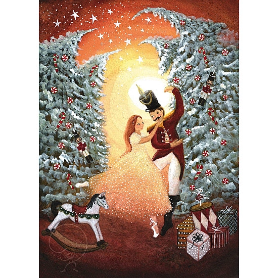Bijdehansje kaart The Nutcracker