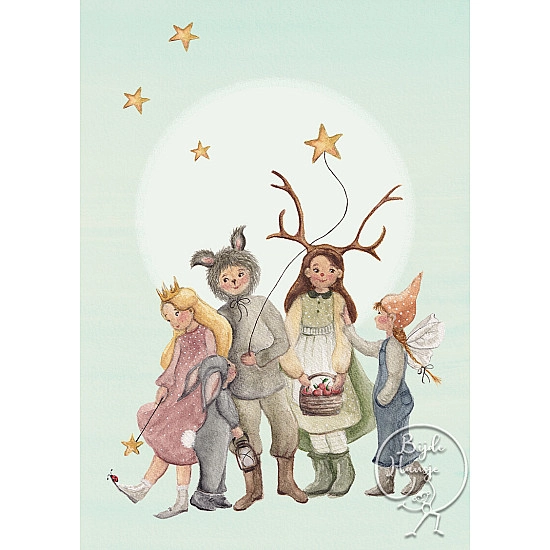 Bijdehansje kaart Birthday Dress up