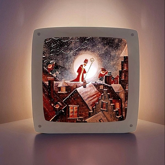 Bijdehansje Seizoensplaat Sint