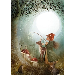 Kaart Bright Light Night