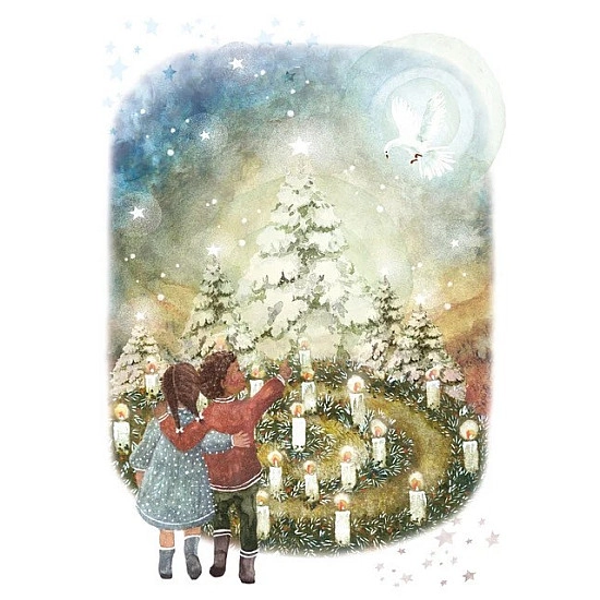 Bijdehansje kaart Christmas Wish