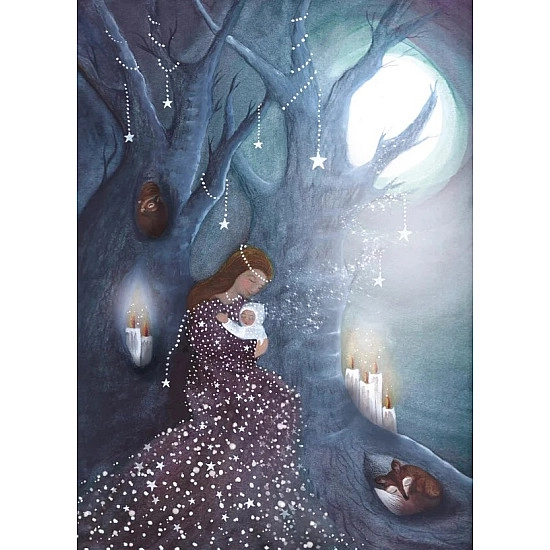 Bijdehansje kaart Midnight Shimmer